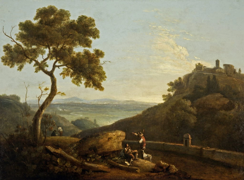Il Tempio della Sibilla e la Campagna a Tivoli - Gloucester City Museum and Art Gallery, Gloucestershire